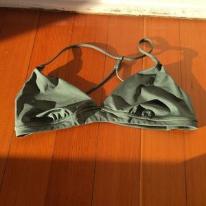 Green Victoria Sport Strappy Sports Bra